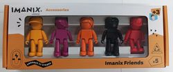 Imanix Friends couleurs chaudes 5 pièces - Braintoys