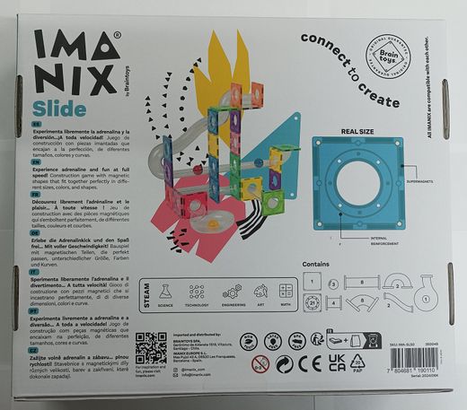 Thèmes Imanix - 50 pièces - Braintoys