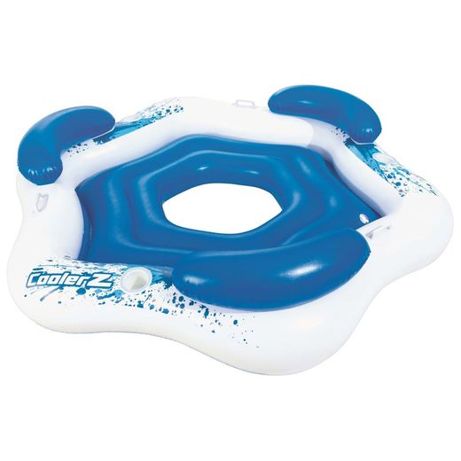 Île Gonflable Trois Places - Flotteur Avec Dossier - Bestway