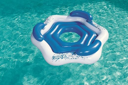 Île Gonflable Trois Places - Flotteur Avec Dossier - Bestway