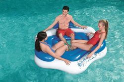 Île Gonflable Trois Places - Flotteur Avec Dossier - Bestway