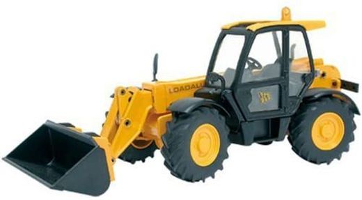 Joal - телескопический погрузчик Jcb 531-70 и мусорный контейнер
