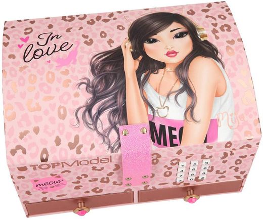 Large jewelry box with code and music, motif 1