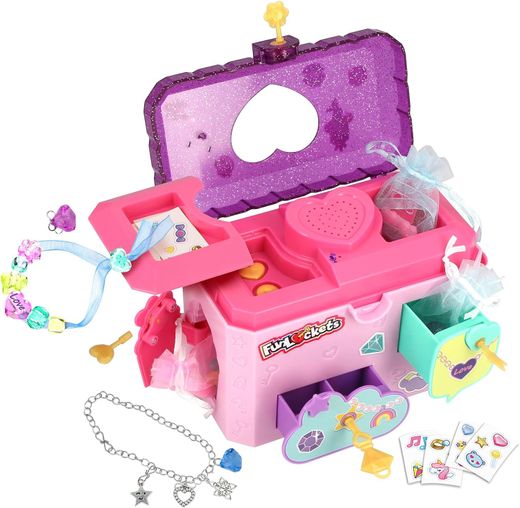 Caixa de joias secreta com gravador - Funlocket Mensagens - Diset