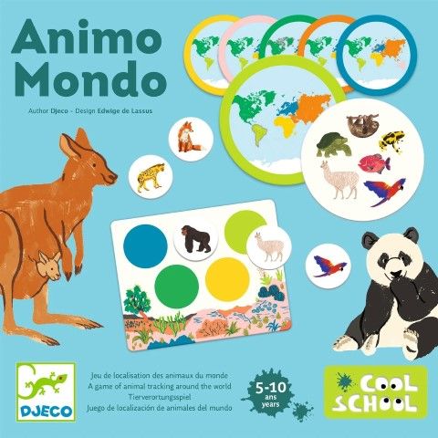Juego - Cool School - Animo Mondo - Djeco