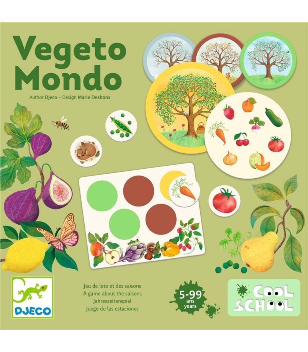 Juego - Cool School - Vegeto Mondo - Djeco