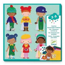 Juego De Manualidades - Collage Vestidos De Suavidad - Djeco