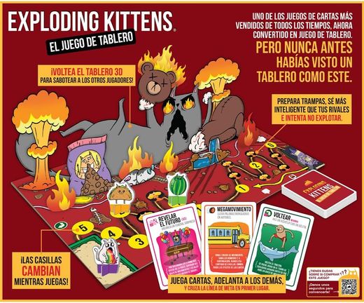 Jeu de société - Chatons explosifs - Asmodee