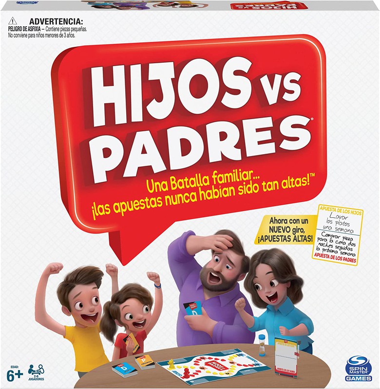 Jogo de Tabuleiro - Filhos Contra Pais — Juguetesland