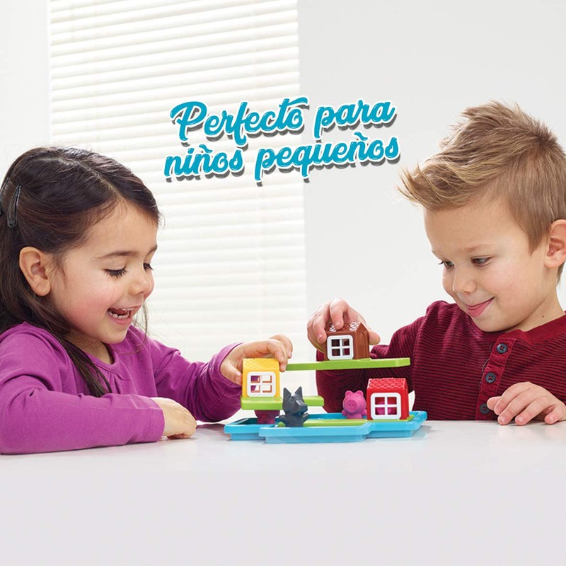 Smart Games Puzzle Les Trois Petits Cochons Deluxe 48 Défis 3-6 ans