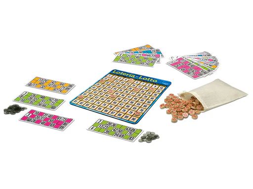 Gioco da tavolo - Lotteria in scatola di metallo - Cayro