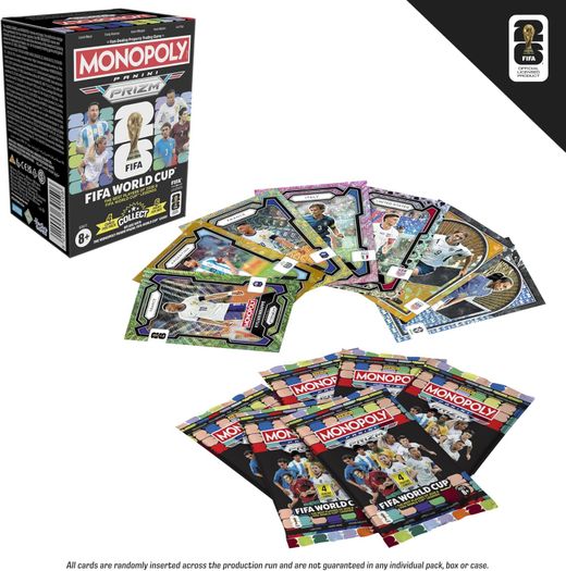 Juego De Mesa - Monopoly Panini Prizm: Copa Mundial FIFA - Caja Cartas Coleccionables