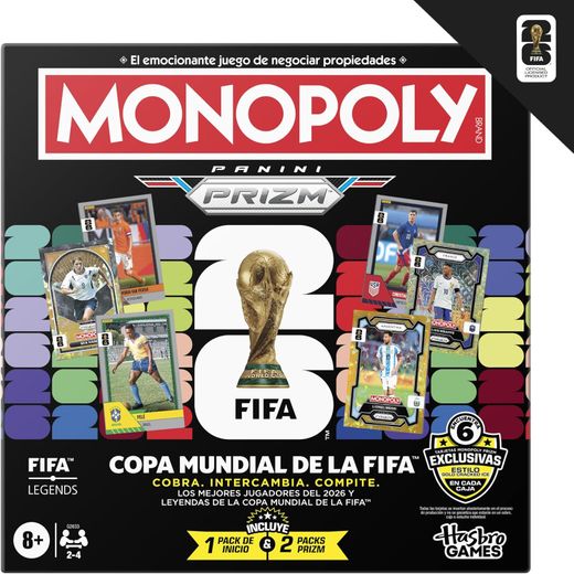 Juego De Mesa - Monopoly Panini Prizm: Copa Mundial FIFA I