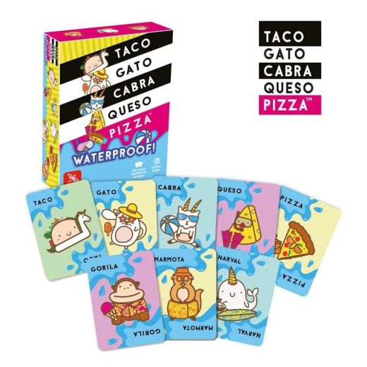 Juego De Mesa - Taco, Gato, Cabra, Queso, Pizza - Waterproof - Ludilo
