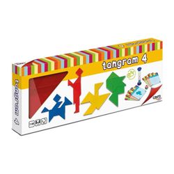 Jeu de société - Tangram en bois pour quatre joueurs - Cayro