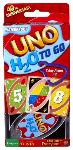 Jeu de société - Cartes Uno H2O à emporter - Mattel