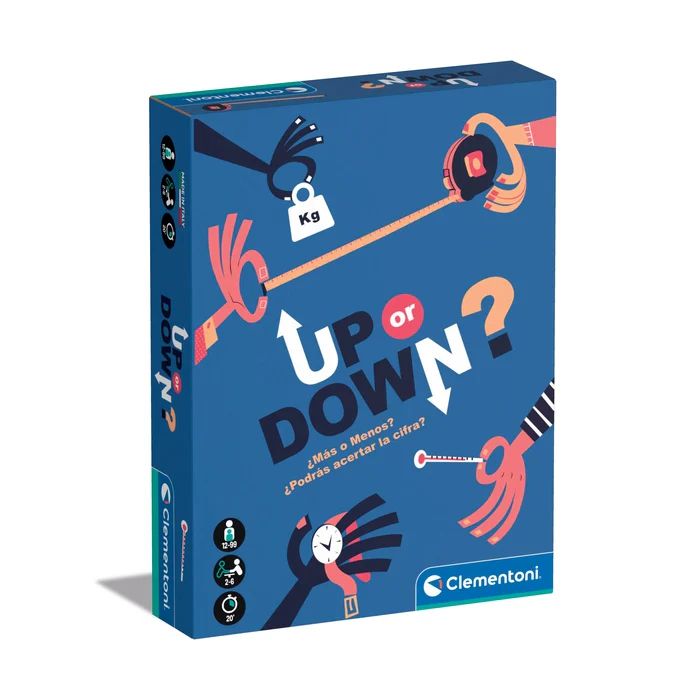 Juego De Mesa - Up Or Down? - ¿Más O Menos? - Clementoni