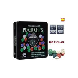 Игра в покер - металлическая коробка