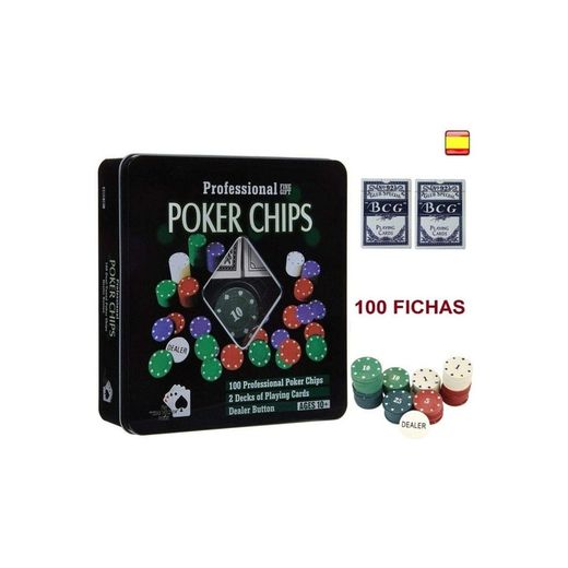 Игра в покер - металлическая коробка