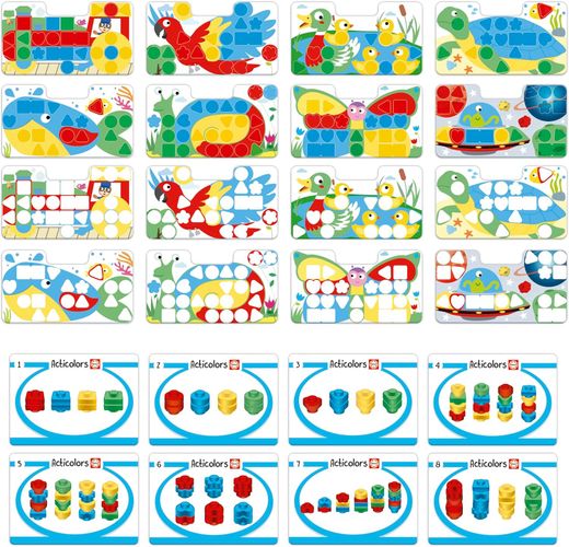 Развивающая игра Acticolors — Детская игра с фигурками — Educa