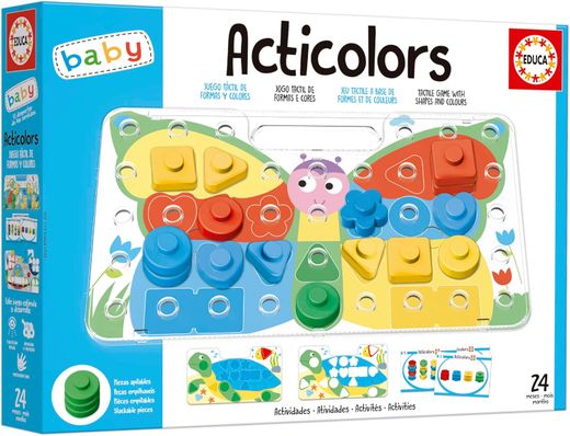 Развивающая игра Acticolors — Детская игра с фигурками — Educa