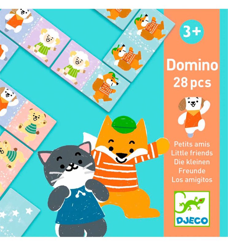Domino Animali della Fattoria, gioco da tavolo per grandi e