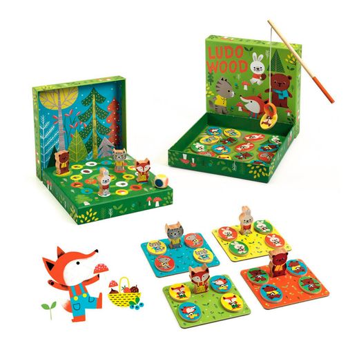Jeu éducatif - Ludo Wood - Djeco
