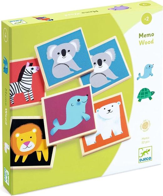 Развивающая игра Memo Wood FSC Djeco