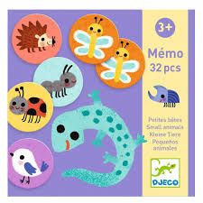Lernspiel – Kleine Tiere Memos – Djeco