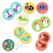 Lernspiel – Kleine Tiere Memos – Djeco