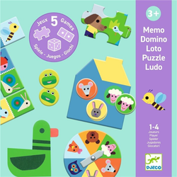 Juego Educativo - Puzzle En La Granja - Djeco