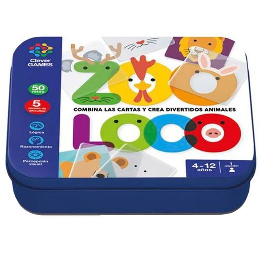 Educational Game - ZooLoco - Metal Box