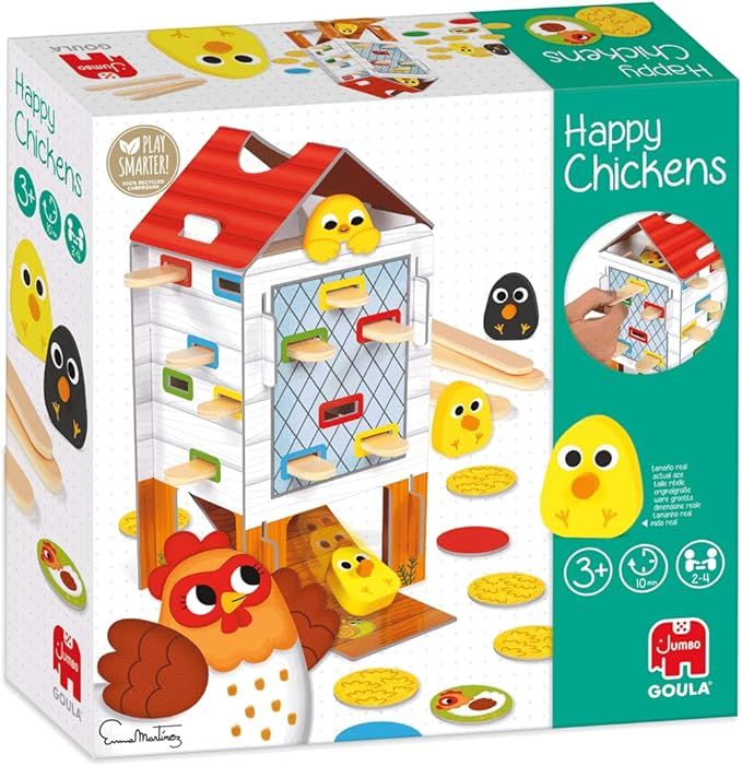 Juego Happy Chicken Madera - Goula