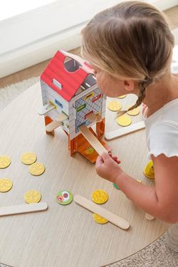 Jogo de madeira Happy Chicken - Goula