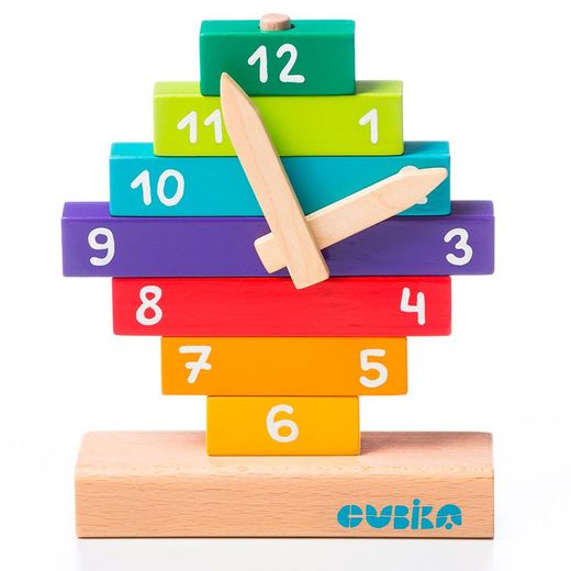 Jeu en bois - Construction d'horloge - Cubika