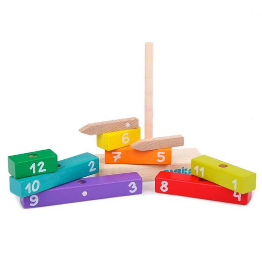 Jeu en bois - Construction d'horloge - Cubika
