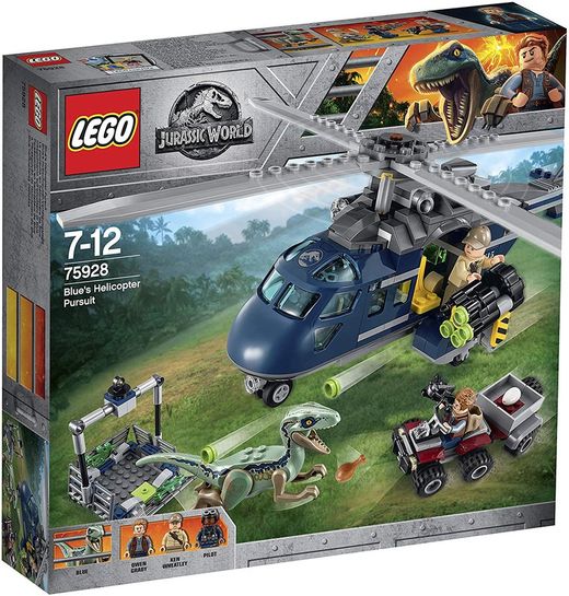 Lego Jurassic World - Persecución en Helicóptero de Blue