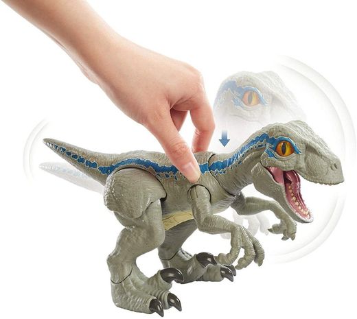 Jurassic World Baby Blue Dino Velociraptor – Mattel