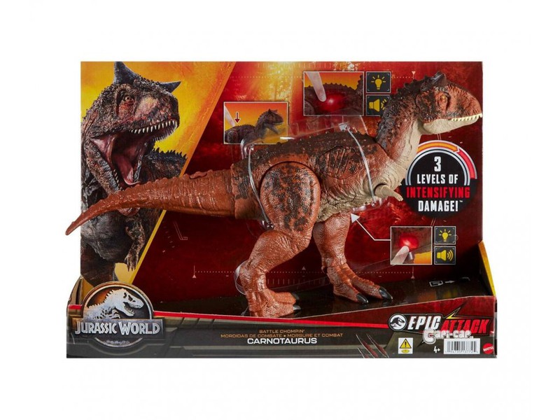 Jurassic World - Carnotaurus Dinosaur - Mattel — Juguetesland
