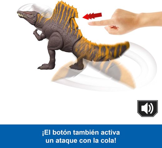Jurassic World Spinosaurus Tail Thrasher Dinosaurierfigur