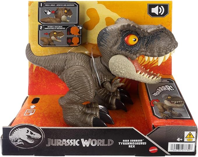 Jurassic World Figura Dinosaurio T-Rex Roar Command