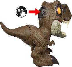 Figura de dinossauro Jurassic World T-Rex Roar Command