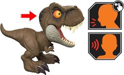 Figura de dinossauro Jurassic World T-Rex Roar Command