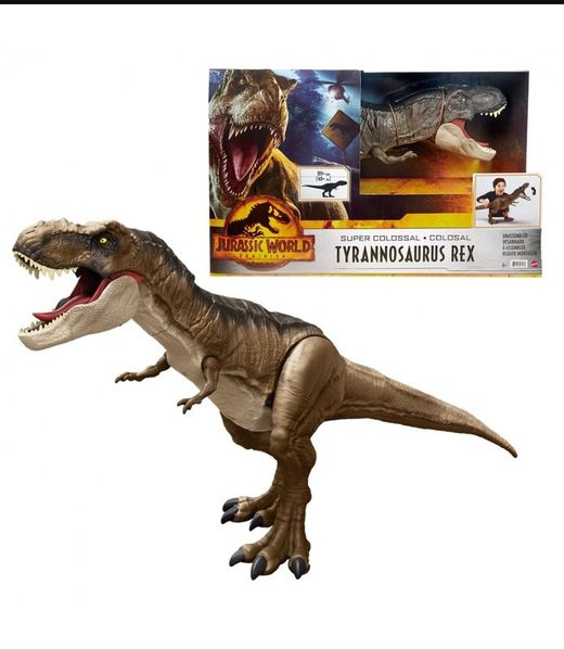 Jurassic World - Figura Dinosaurio Tyrannosaurus Rex Colosal 90cm