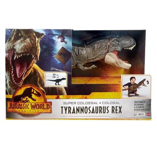 Jurassic World - Figura Dinosaurio Tyrannosaurus Rex Colosal 90cm