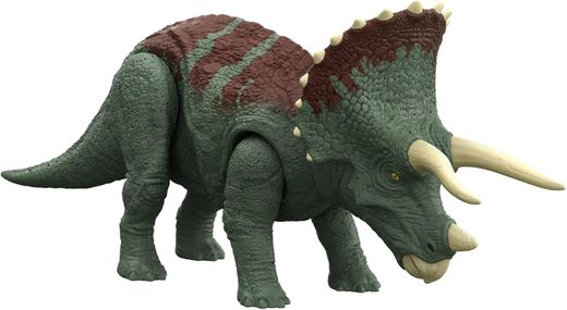 Jurassic World - Triceratops Ruge y Golpea - Mattel