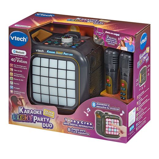 Karaoke Light Party - Duo Golden Edition - Due microfoni - Vtech
