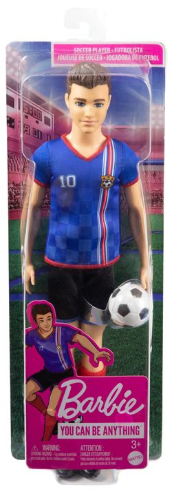 Ken the Soccer Player - Blue Jersey - Mattel