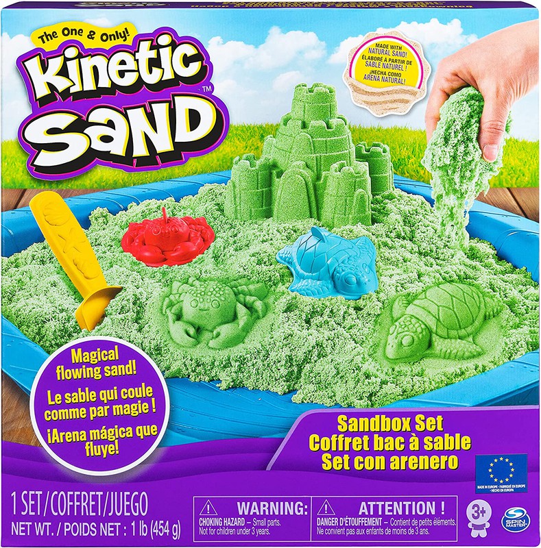 sable cinétique en couleur 