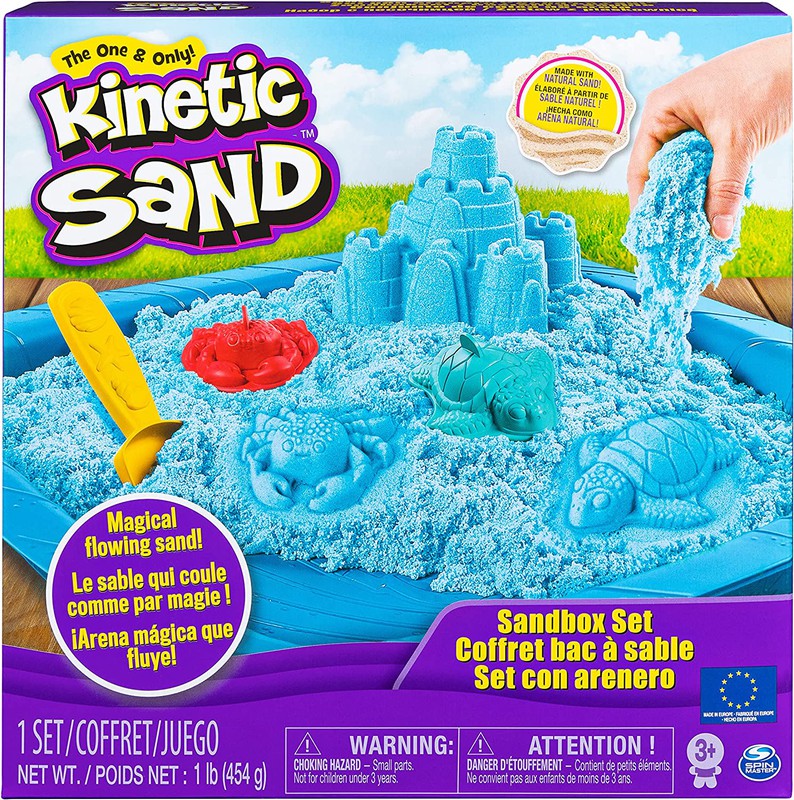 Kinetic Sand – Sandbox-Set – verschiedene Farben — Juguetesland